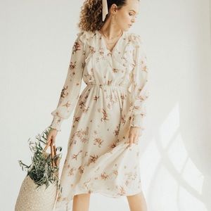 Fleur chiffon Carly Jean dress